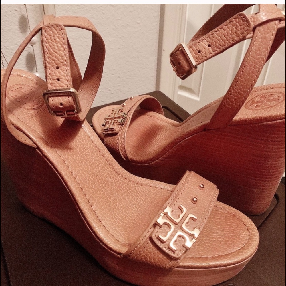 Tory Burch Wedge Sandals - Size 10.5
